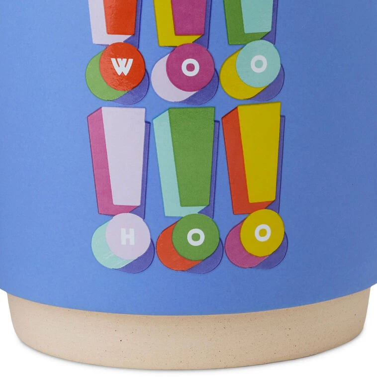 Hallmark Woo Hoo Exclamation Points Mug, 16 Oz. 5 Hallmark Woo Hoo Exclamation Points Mug, 16 Oz. - Image 3