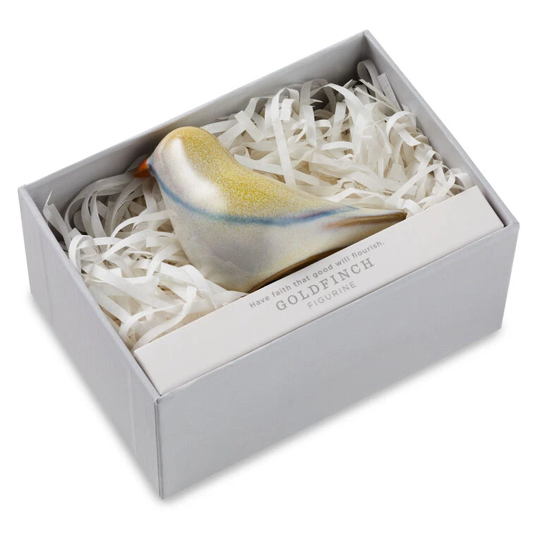 Hallmark Sculpted Goldfinch Figurine, 2.25" 6 Hallmark Sculpted Goldfinch Figurine, 2.25" - Image 4