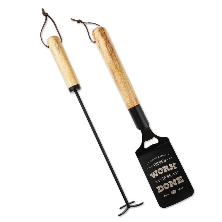 Hallmark Yellowstone Work To Be Done Spatula And Branding Iron Grill Set 3 Hallmark Yellowstone Work To Be Done Spatula And Branding Iron Grill Set