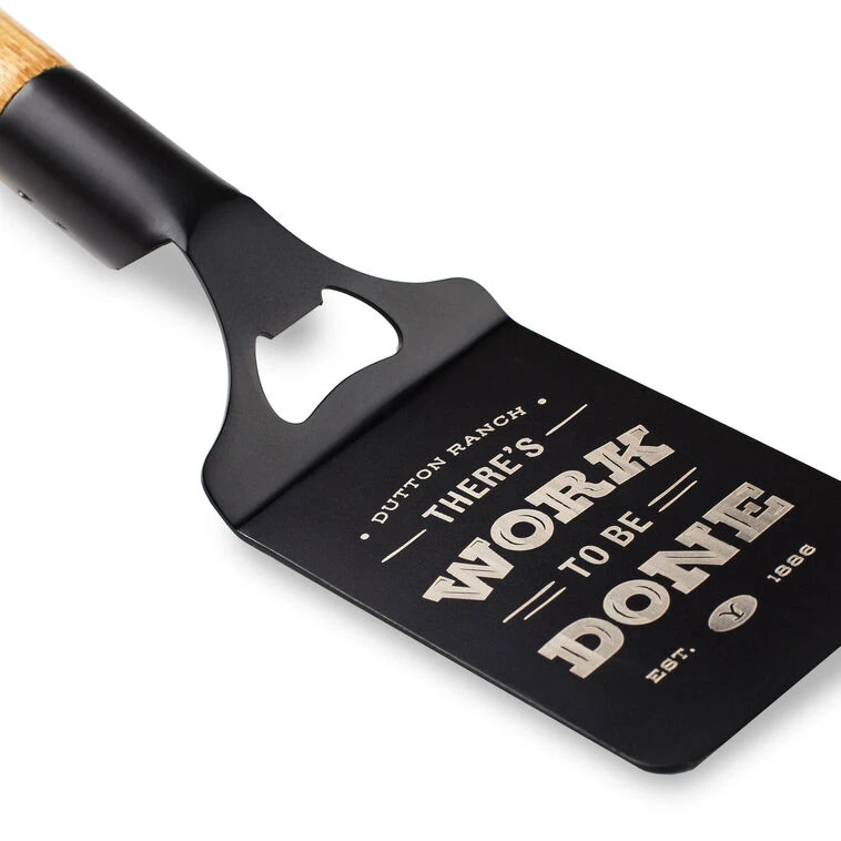 Hallmark Yellowstone Work To Be Done Spatula And Branding Iron Grill Set 4 Hallmark Yellowstone Work To Be Done Spatula And Branding Iron Grill Set - Image 2