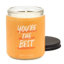 Hallmark You're The Best Berry And Cream Scented Jar Candle, 7 Oz. 8 Hallmark You're The Best Berry And Cream Scented Jar Candle, 7 Oz. -Hallmark Store Youre the Best Berry and Cream Scented Jar Candle 1FCD1025 03